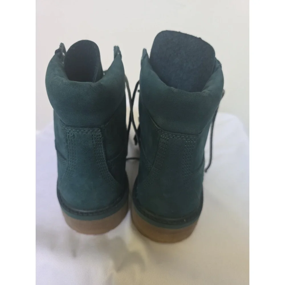 Timberland Limited Edition Green Jade Boots Boys Size 4
